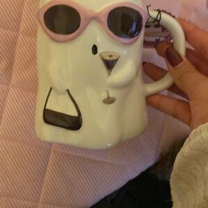 Girly Ghost Mug with Martini
